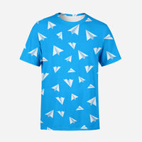 Thumbnail for Paper Airplanes Printed 3D T-Shirts