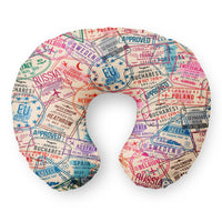 Thumbnail for Passport Stamps Travel & Boppy Pillows