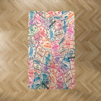 Thumbnail for Passport Stamps Designed Carpet & Floor Mats
