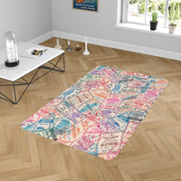 Thumbnail for Passport Stamps Designed Carpet & Floor Mats
