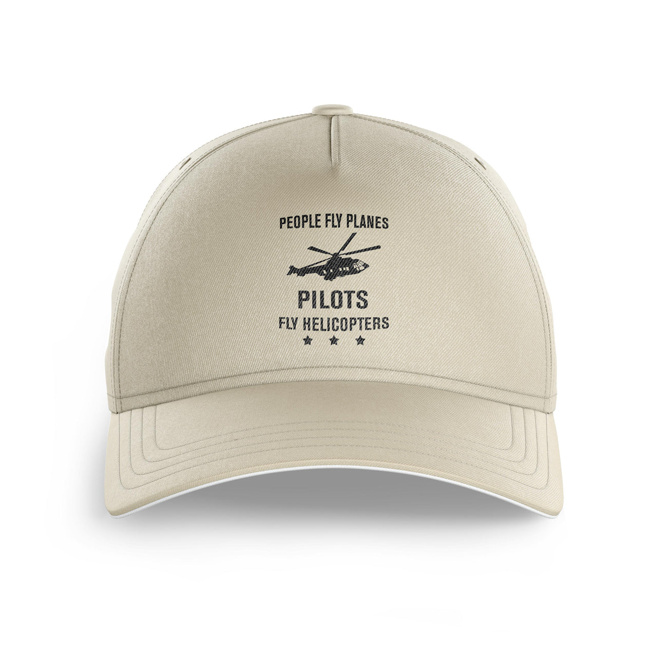 People Fly Planes Pilots Fly Helicopters Printed Hats