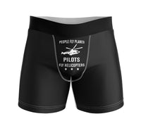 Thumbnail for People Fly Planes Pilots Fly Helicopters Designed Men Boxers