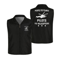 Thumbnail for People Fly Planes Pilots Fly Helicopters Designed Thin Style Vests