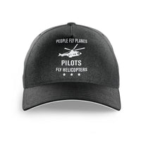 Thumbnail for People Fly Planes Pilots Fly Helicopters Printed Hats