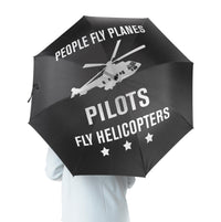 Thumbnail for People Fly Planes Pilots Fly Helicopters Designed Umbrella