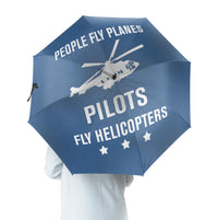 Thumbnail for People Fly Planes Pilots Fly Helicopters Designed Umbrella