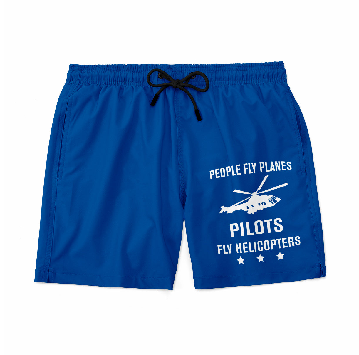 People Fly Planes Pilots Fly Helicopters Designed Swim Trunks & Shorts
