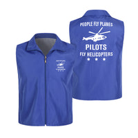 Thumbnail for People Fly Planes Pilots Fly Helicopters Designed Thin Style Vests