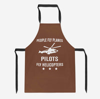Thumbnail for People Fly Planes Pilots Fly Helicopters Designed Kitchen Aprons