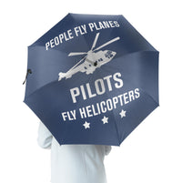 Thumbnail for People Fly Planes Pilots Fly Helicopters Designed Umbrella