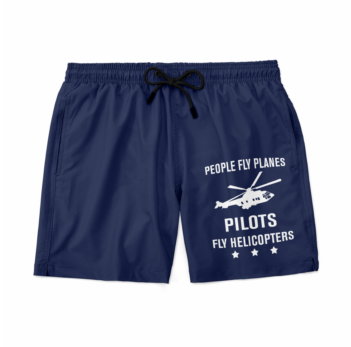 People Fly Planes Pilots Fly Helicopters Designed Swim Trunks & Shorts
