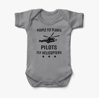 Thumbnail for People Fly Planes Pilots Fly Helicopters Designed Baby Bodysuits