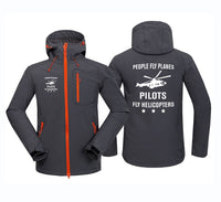 Thumbnail for People Fly Planes Pilots Fly Helicopters Polar Style Jackets