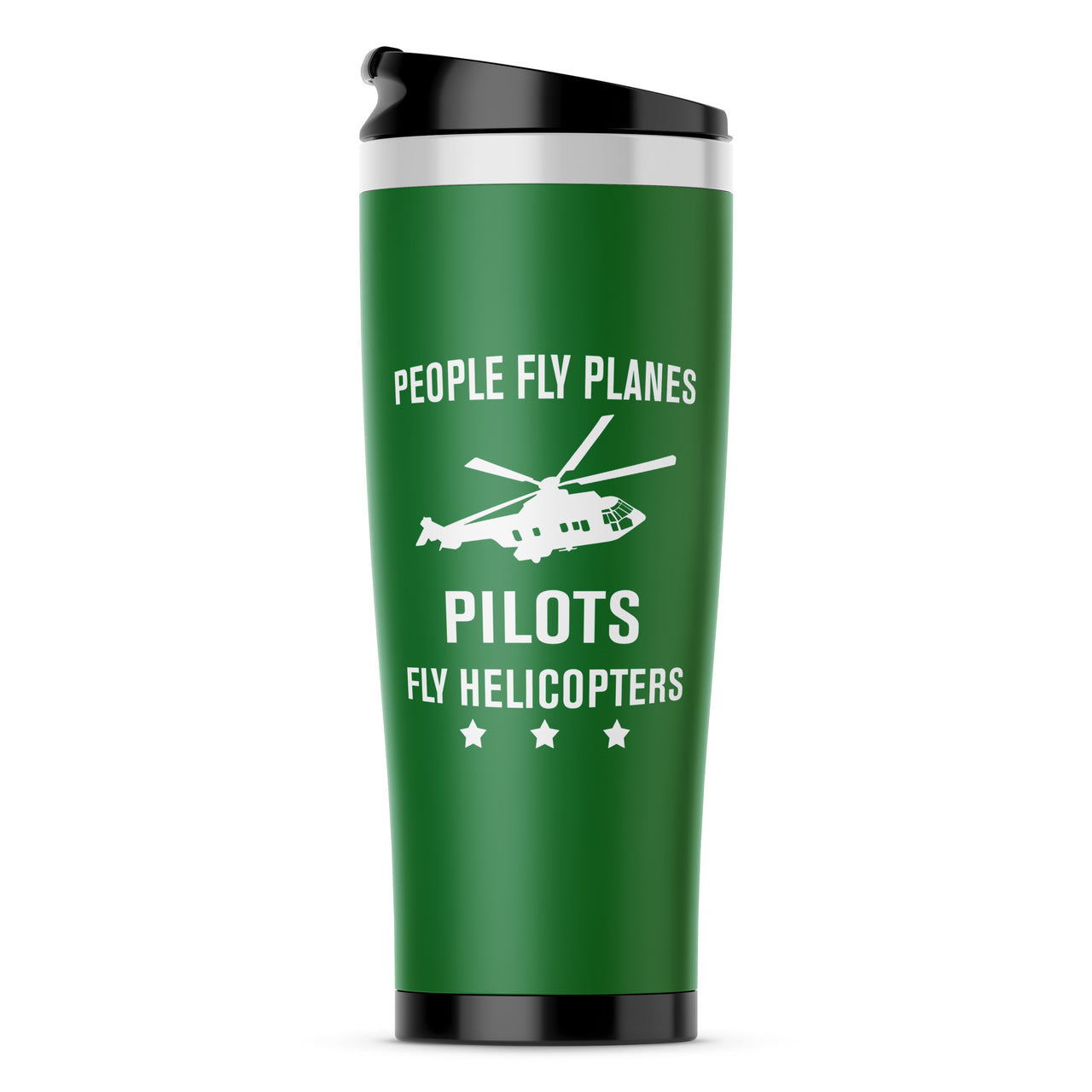 People Fly Planes Pilots Fly Helicopters Designed Travel Mugs