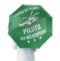 Thumbnail for People Fly Planes Pilots Fly Helicopters Designed Umbrella