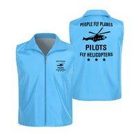 Thumbnail for People Fly Planes Pilots Fly Helicopters Designed Thin Style Vests