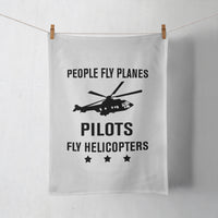 Thumbnail for People Fly Planes Pilots Fly Helicopters Designed Towels