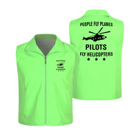 Thumbnail for People Fly Planes Pilots Fly Helicopters Designed Thin Style Vests