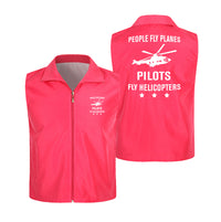Thumbnail for People Fly Planes Pilots Fly Helicopters Designed Thin Style Vests
