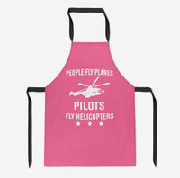 Thumbnail for People Fly Planes Pilots Fly Helicopters Designed Kitchen Aprons