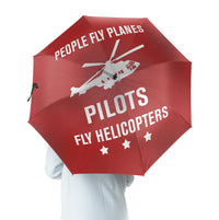 Thumbnail for People Fly Planes Pilots Fly Helicopters Designed Umbrella