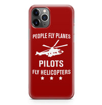 Thumbnail for People Fly Planes Pilots Fly Helicopters Designed iPhone Cases