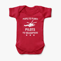 Thumbnail for People Fly Planes Pilots Fly Helicopters Designed Baby Bodysuits