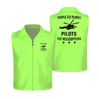 Thumbnail for People Fly Planes Pilots Fly Helicopters Designed Thin Style Vests