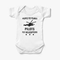 Thumbnail for People Fly Planes Pilots Fly Helicopters Designed Baby Bodysuits