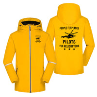 Thumbnail for People Fly Planes Pilots Fly Helicopters Designed Rain Coats & Jackets