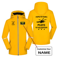 Thumbnail for People Fly Planes Pilots Fly Helicopters Designed Rain Coats & Jackets