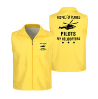 Thumbnail for People Fly Planes Pilots Fly Helicopters Designed Thin Style Vests
