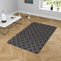 Thumbnail for Perfectly Sized Seamless Airplanes (Gray) Designed Carpet & Floor Mats