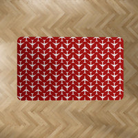 Thumbnail for Perfectly Sized Seamless Airplanes (Red) Designed Carpet & Floor Mats