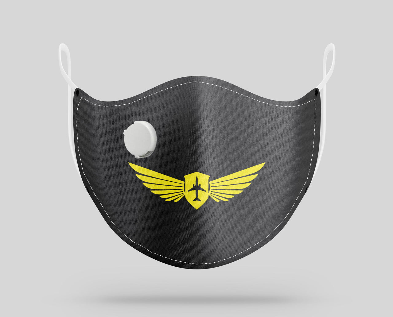 Pilot Badge (2) Designed Face Masks