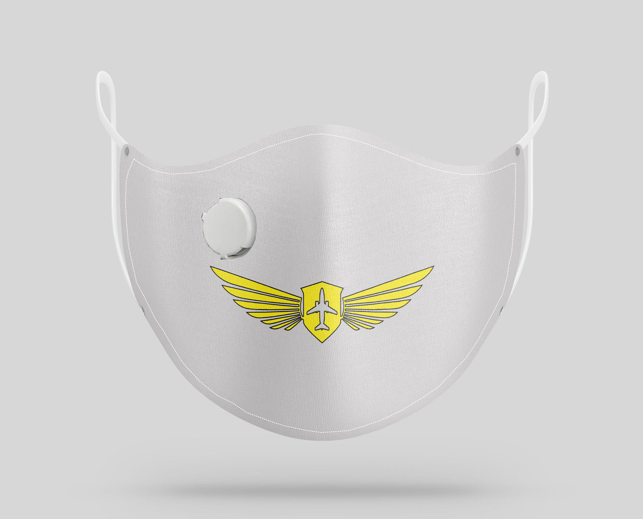 Pilot Badge (2) Designed Face Masks