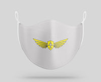 Thumbnail for Pilot Badge (2) Designed Face Masks
