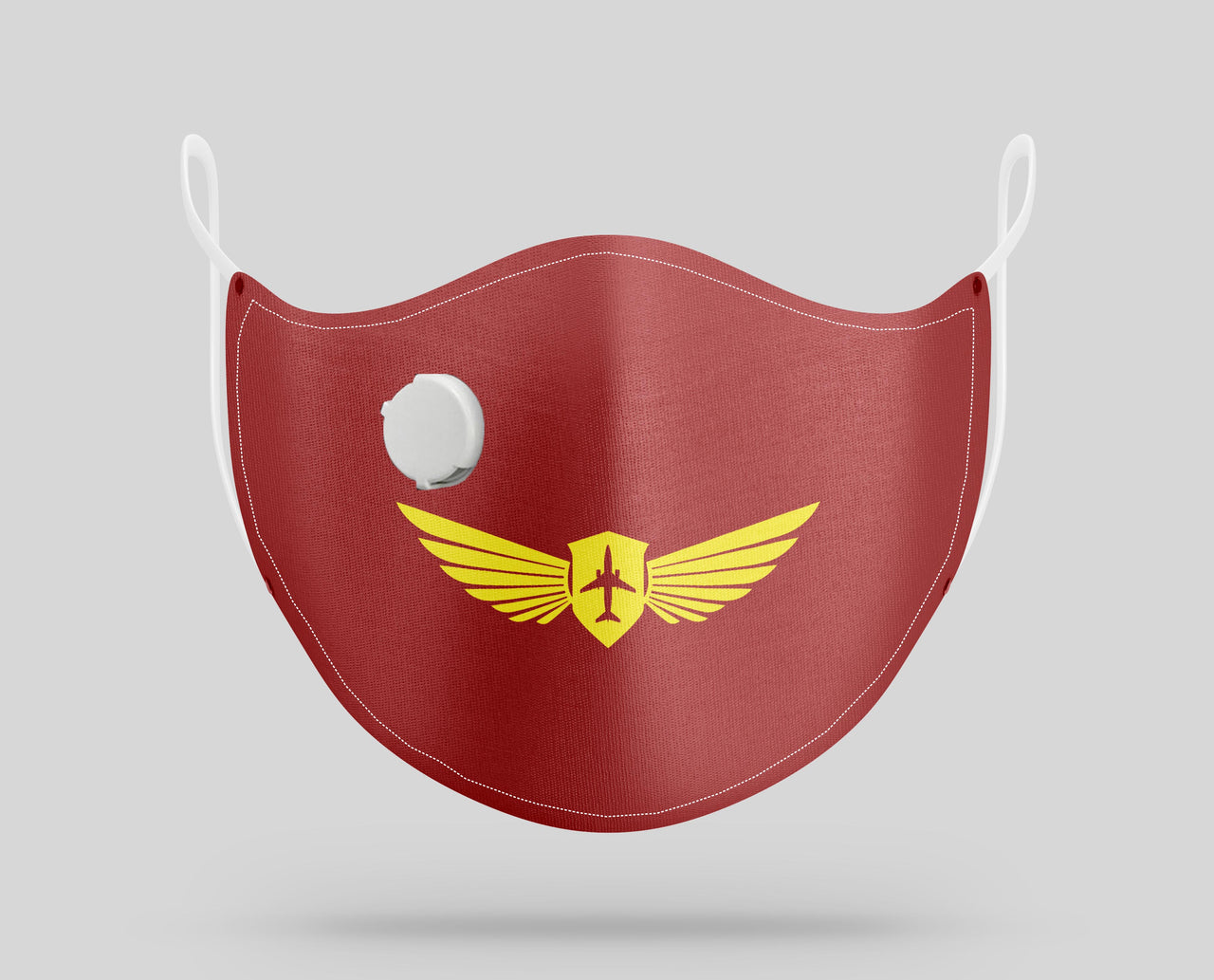 Pilot Badge (2) Designed Face Masks
