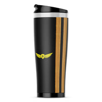 Thumbnail for Special Golden Pilot Epaulettes (4,3,2 Lines) Stainless Steel Travel Mugs