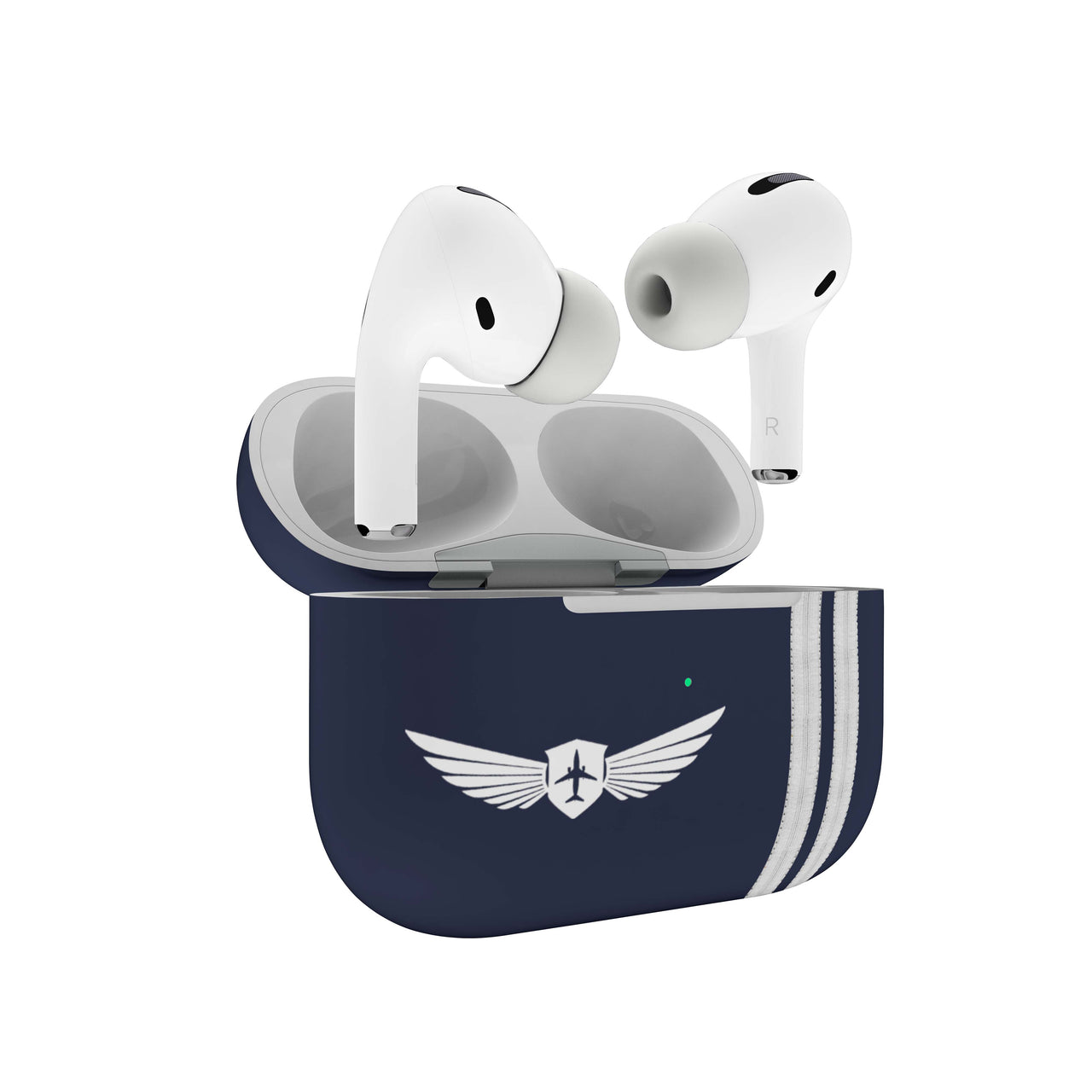 Pilot Badge & Special Silver Epaulettes (4,3,2 Lines) Airpods "Pro" Cases