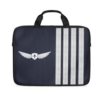 Thumbnail for Pilot Badge & Special Silver Epaulettes (4,3,2 Lines) Laptop & Tablet Bags