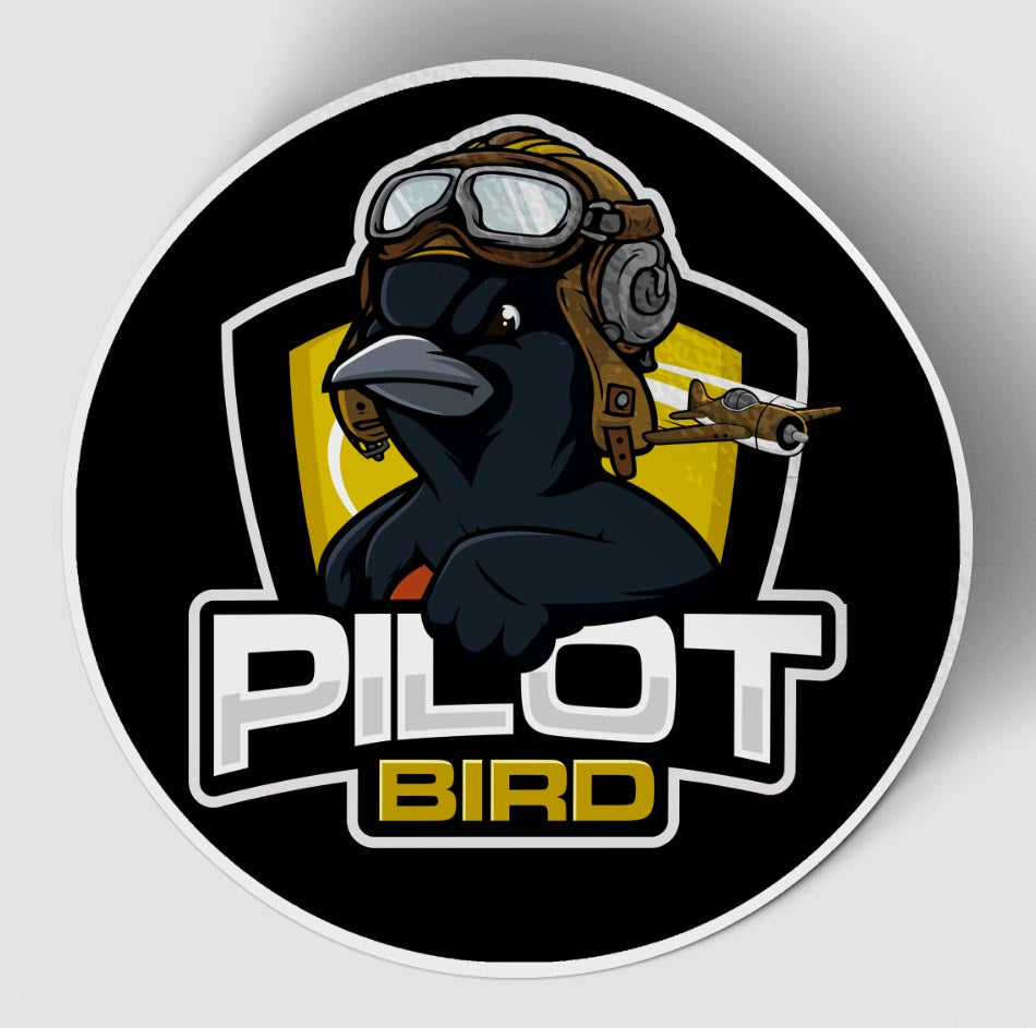 Pilot Bird Designed Stickers