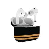 Thumbnail for Golden Pilot Epaulettes (4,3,2 Lines) Designed Airpods 