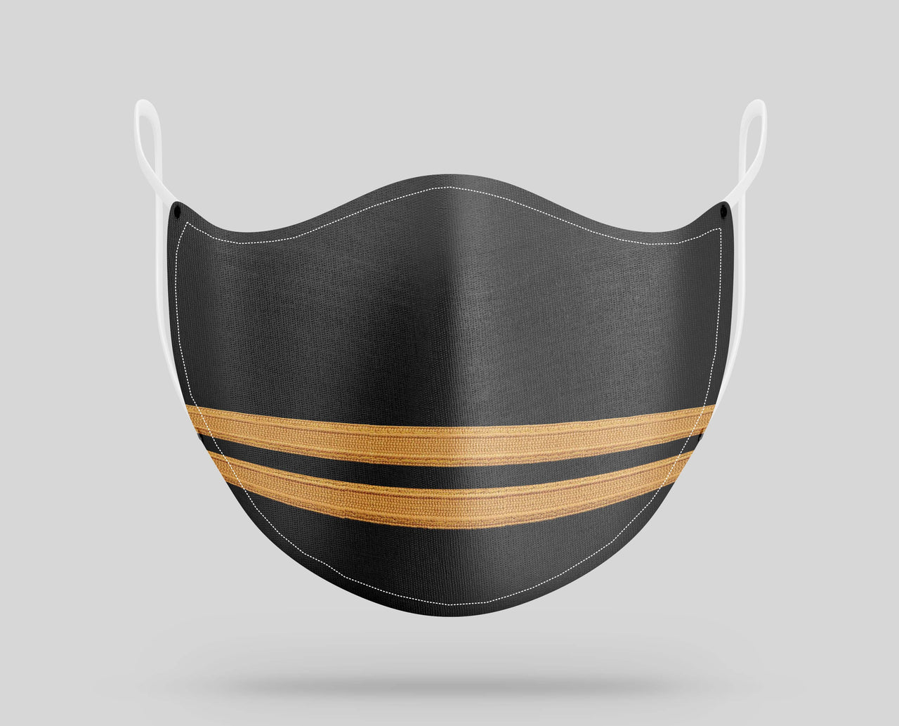 Pilot Epaulettes (4,3,2 Lines) Designed Face Masks