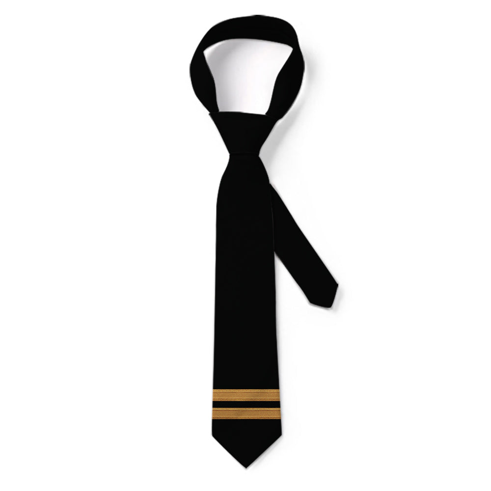 Pilot Epaulette 2 Lines Designed Ties