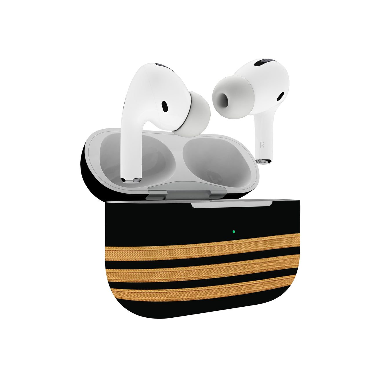 Golden Pilot Epaulettes (4,3,2 Lines) Designed Airpods "Pro" Cases