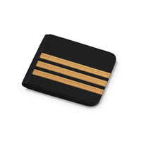Thumbnail for Customizable Name & Pilot Epaulettes (4,3,2 Lines) Designed Wallets