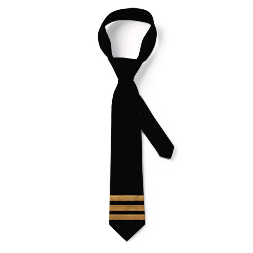 Pilot Epaulette 3 Lines Designed Ties