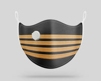 Thumbnail for Pilot Epaulettes (4,3,2 Lines) Designed Face Masks