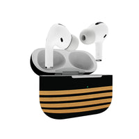 Thumbnail for Golden Pilot Epaulettes (4,3,2 Lines) Designed Airpods 